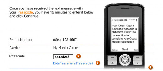SMS Banking Demo example image 2